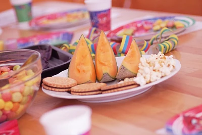 Ansicht: Eg tisch gedeckt